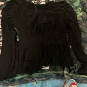 Elegant Black Women's Top